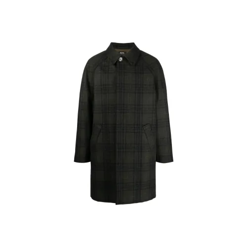 A.P.C. Joint Paragraph Темно-серый Мужской Пальто