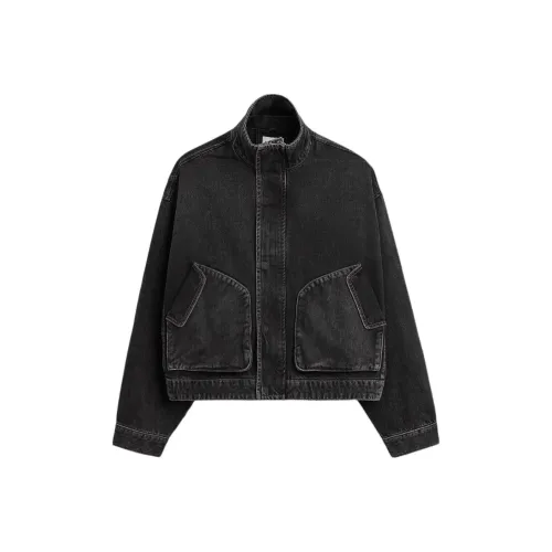 ZARA Черные Мужские Джинсовые Куртки