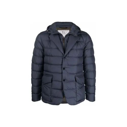 WOOLRICH Синий Мужской Пуховик