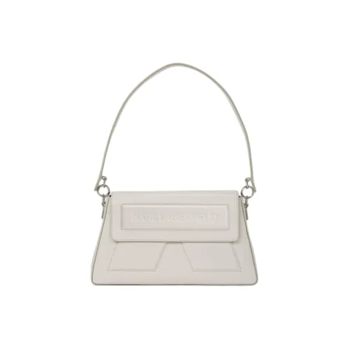 Karl Lagerfeld IKON Коровья кожа Сумка на плечо Женская Цементный