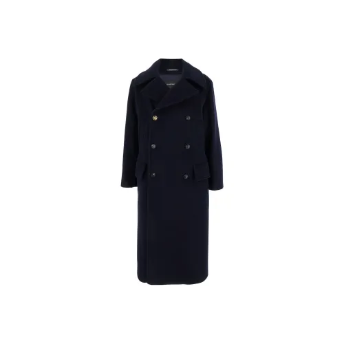 EMPORIO ARMANI Пальто Мужское Морской Синий