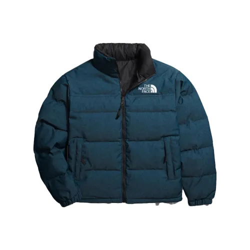 THE NORTH FACE 1992 Collection Спина В Синий Двусторонний NUPTSE Куртка Мужская Джинсовый Синий