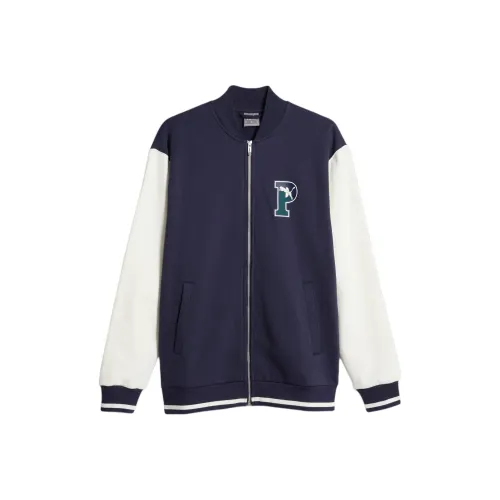 PUMA SQUAD Трек Куртка Куртки Пальто Мужской Морской Синий