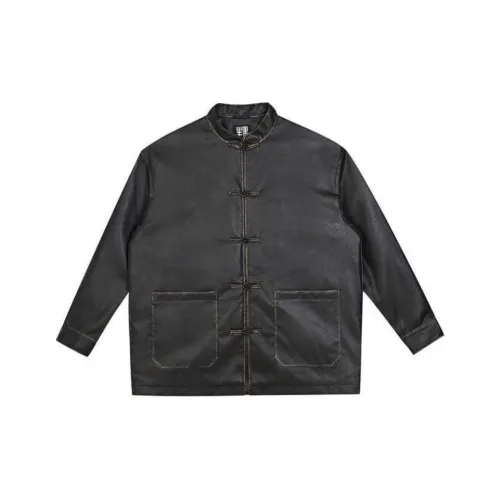 BANMO Куртка Мужская Черная с Нюансом Кофейного