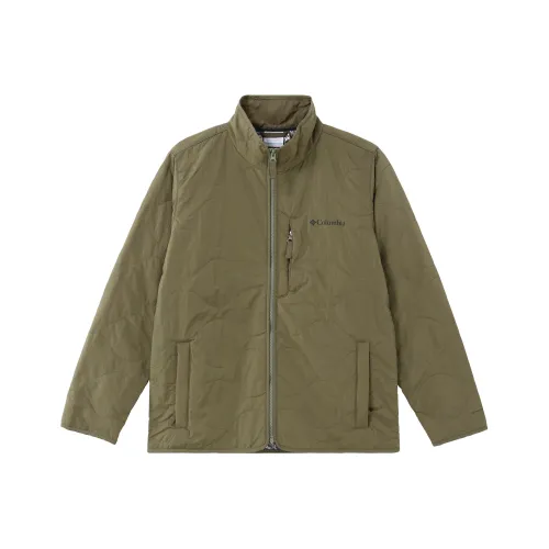 Columbia Пуховик Мужской Армейский Зеленый