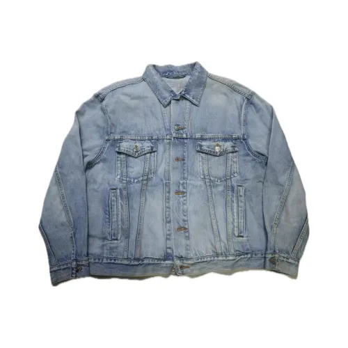 Balenciaga Denim Jacket Regular Fit Men's Blue Баленсиага Деним Куртка Стандартный крой Мужская Синяя