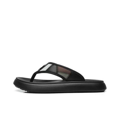 Penguin Шлепанцы Мужские Черные