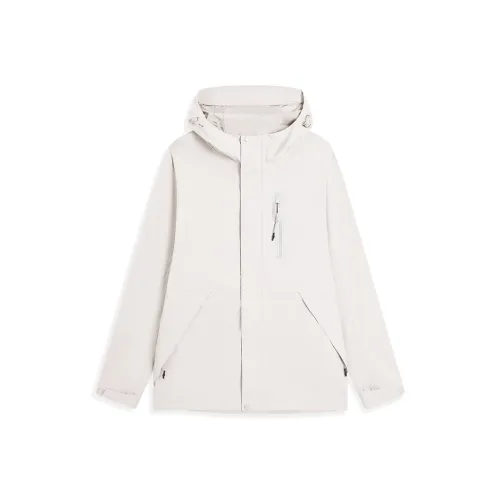 XTEP Панель Водонепроницаемый Ветрозащитный Ветровка Унисекс Пшеничные отруби