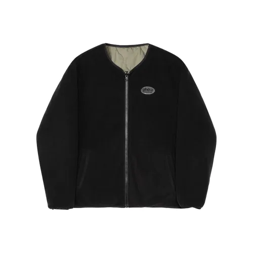 Phew Буква Без воротника Свободный крой Утолщенный Пуховая куртка Унисекс