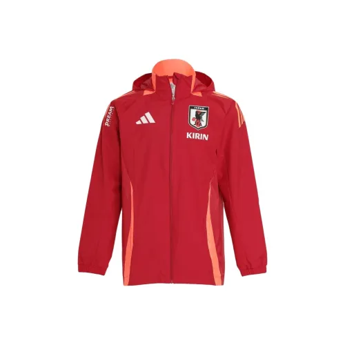 Adidas Японская футбольная команда Олимпийская серия Куртка Мужская Красная