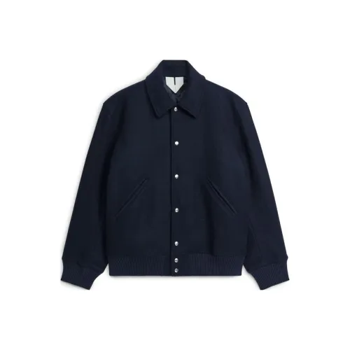 ARKET Темно-синие мужские куртки