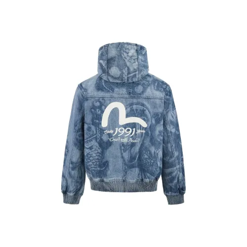 EVISU SS25 Denim Jacket Men's Denim Blue