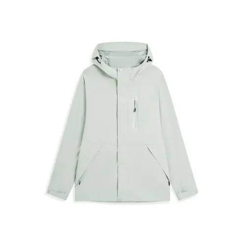 XTEP Панель Водонепроницаемая Ветрозащитная Ветровка Унисекс Rosemary Зеленый