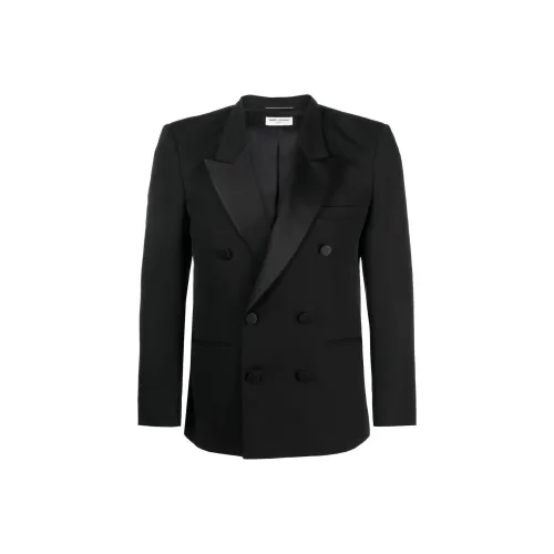 SAINT LAURENT Бизнес-костюм мужской черный