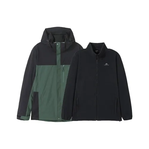 PIONEER CAMP 3 в 1 Твердая Оболочка Ветровка Унисекс Армейский Зеленый