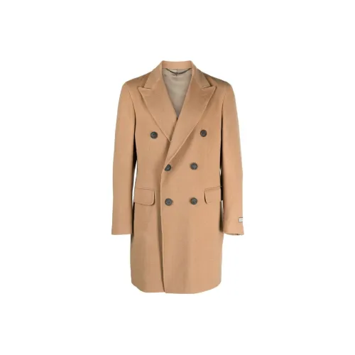 Canali Camel Brown Мужское Пальто