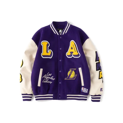 Starter Пурпурный Lakers Унисекс Бейсбольная Джерси