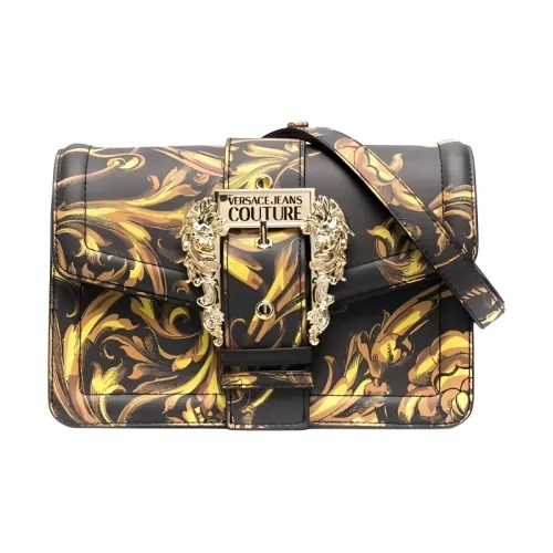 VERSACE JEANS COUTURE Полиуретан Сумка через плечо Сумка на плечо Женская Черная