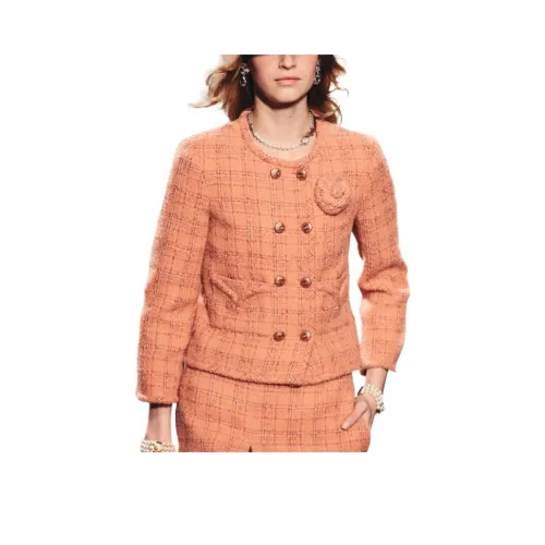 CHANEL Куртки и Пальто Унисекс Оранжевый