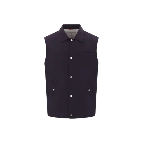 BRUNELLO CUCINELLI Жилет Мужской Синий