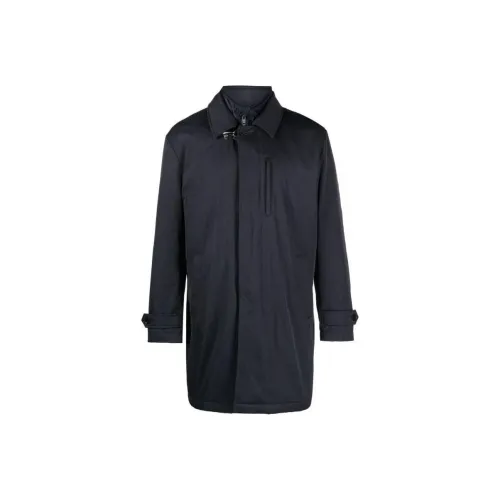 Fay Синий Мужской Пальто