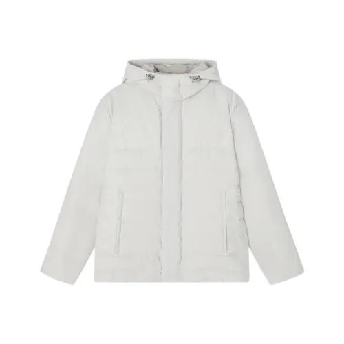 THEORY Масляный Серый Мужской Пуховик