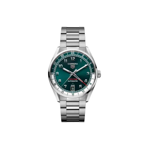 TAG HEUER Автоматический Механический Механизм Мужские Часы 41 мм Зеленый