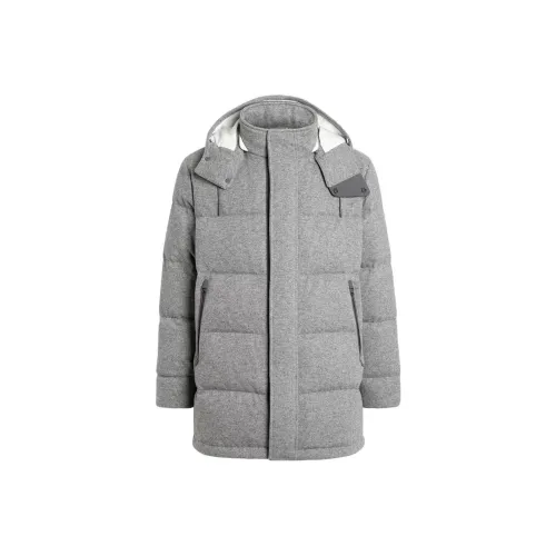 Ermenegildo Zegna Серый Мужской Пуховик