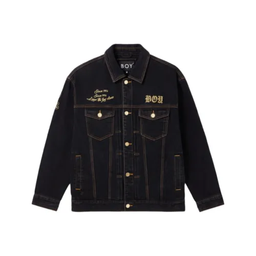 Boy London Denim Jacket Unisex Black
