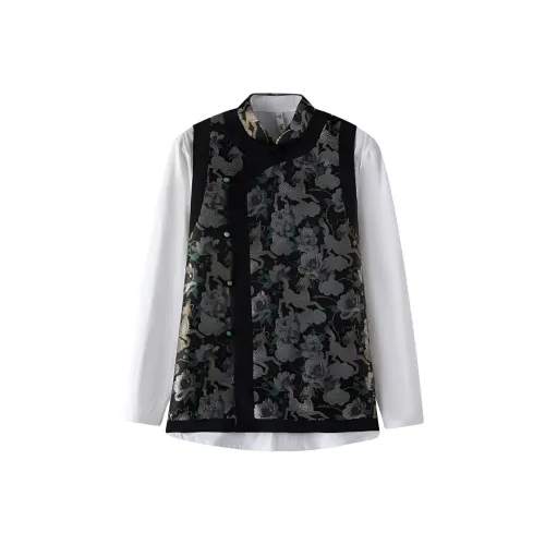 XUANSHENG Черные Мужские Жилеты