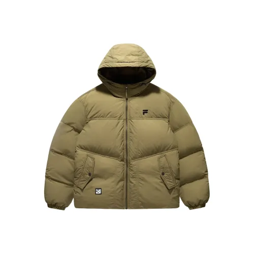FILA FUSION FILA FUSION XWORKWEAR Пуховик Мужской Оливковый Армейский Зеленый