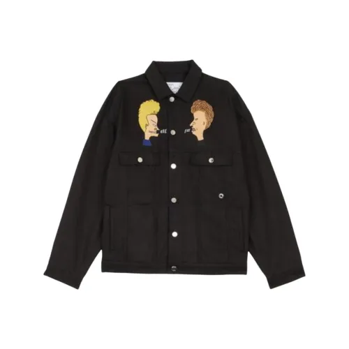 Études x Beavis And Butthead Деним Куртка Мужская Черная