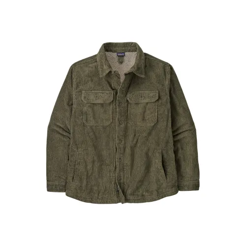 Patagonia Куртки Пальто Мужской Potted Зеленый