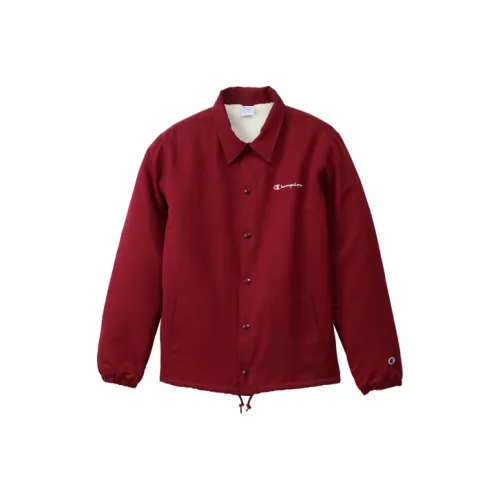 Champion FW21 Velvet Feel Куртка Японская версия Унисекс Бордовый