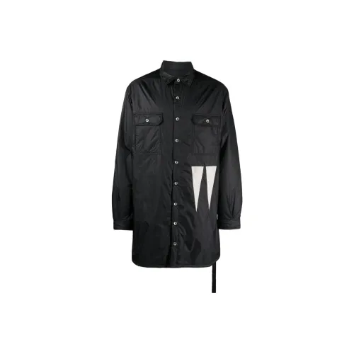 RICK OWENS Черные Мужские Куртки