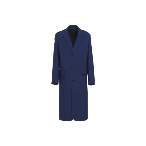 MARNI Темно-синий Мужской Пальто