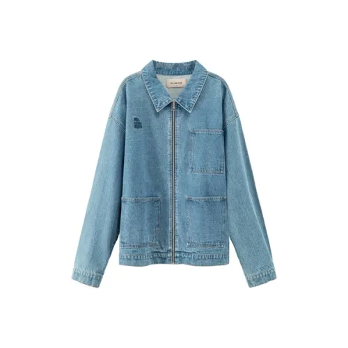 NO ONE ELSE Denim Jacket Unisex Denim Blue NO ONE ELSE Деним Куртка Унисекс Джинсовый Синий