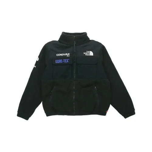 Supreme Tnf Joint Series Унисекс Бархатные Куртки