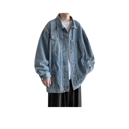 ELNHEN Denim Jacket Unisex Purple