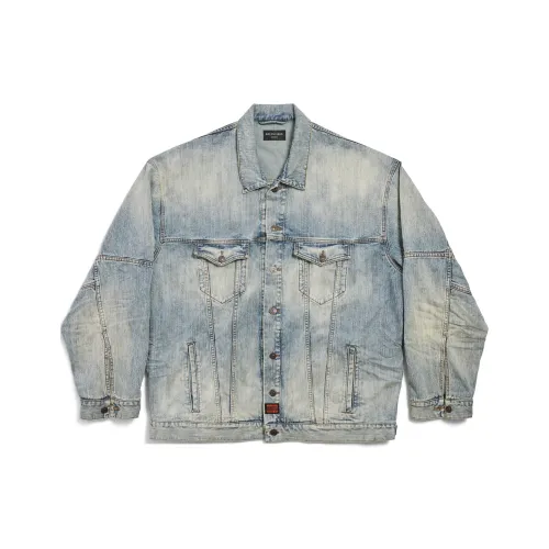 Balenciaga Denim Jacket Men's Blue