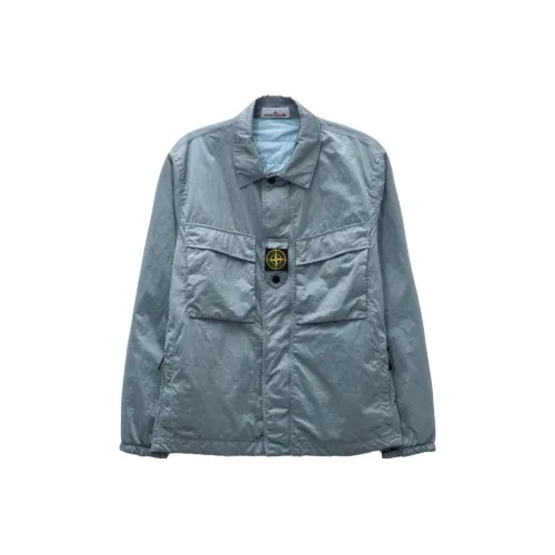 STONE ISLAND Небесно-голубой Мужской Куртки