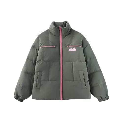 ER Down Jacket Unisex Army Green ER Пуховик Унисекс Армейский Зеленый