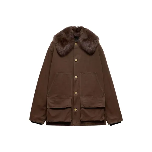 PRADA SS25 Куртки Пальто Мужской Шоколад