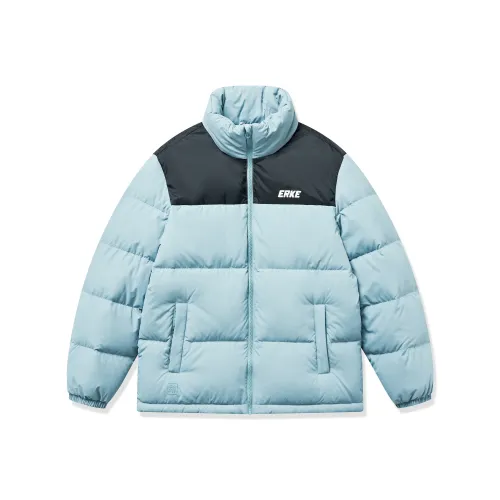 Erke Sports Life Collection Пуховик Унисекс Небесный Цвет Коллекция