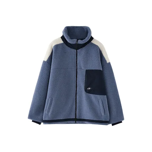 YOSHIYOYI Синий Унисекс Бархатные куртки