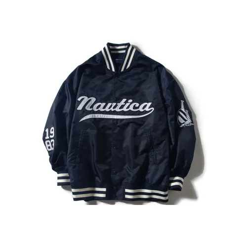 Nautica White Sail Бейсбольная куртка Унисекс