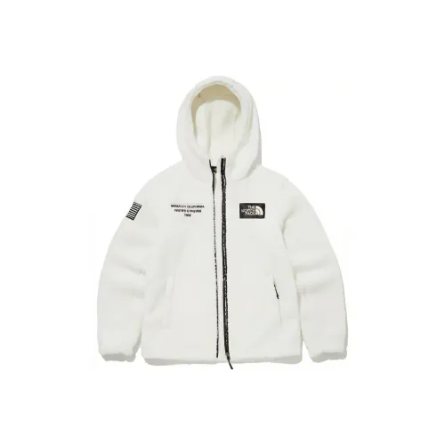 The North Face Белый Унисекс Бархатные куртки