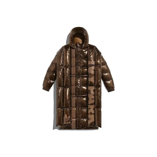 Adidas Коричневый Мужской Пуховик