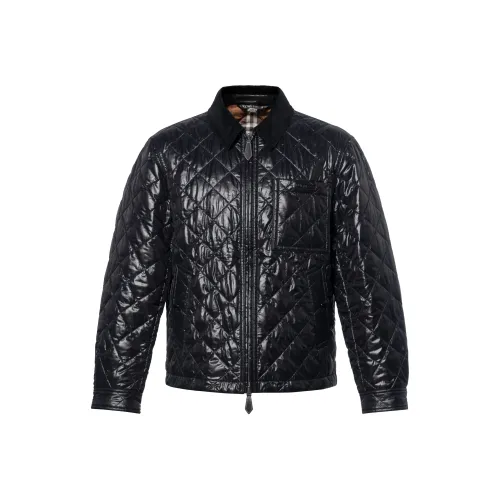 Burberry FW22 Хлопковый пуховик Мужской Черный