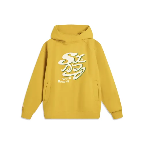 LiNing Basketball Collection Rebel Collection Толстовка Мужской Восковый Желтый